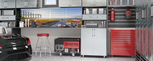 Workerwall Werkstattwände - Sonnenaufgang am Ostseestrand - Werkstattbeispiel 1