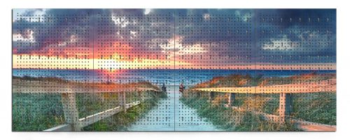 Workerwall Werkstattwände - Sonnenuntergang am Ostseestrand