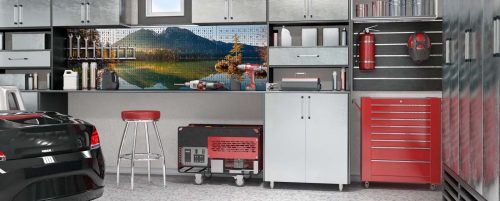 Workerwall Werkstattwände - Sonnenaufgang am Hintersee - Werkstattbeispiel 1