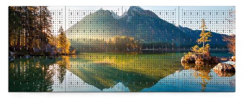 Workerwall Werkstattwände - Sonnenaufgang am Hintersee