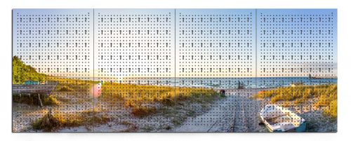 Workerwall Werkstattwände - Sonnenaufgang am Ostseestrand