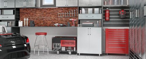 Workerwall Werkstattwände - Antike Backsteinmauer - Werkstattbeispiel 1
