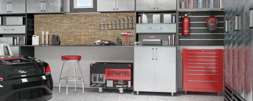 Workerwall Werkstattwände - Antike Backsteinmauer Beige - Werkstattbeispiel 1