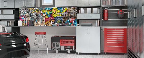 Workerwall Werkstattwände - Graffiti Streetart 3 - Werkstattbeispiel 1