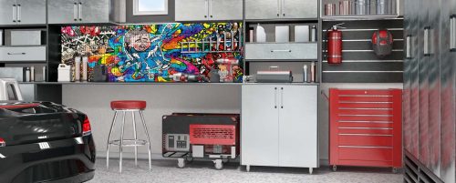 Workerwall Werkstattwände - Graffiti Streetart 4 - Werkstattbeispiel 1