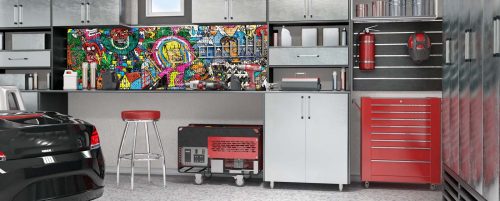 Workerwall Werkstattwände - Graffiti Streetart 2 - Werkstattbeispiel 1