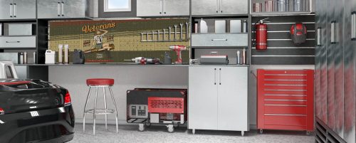 Workerwall Werkstattwände - Rockabilly American Veterans - Werkstattbeispiel 1