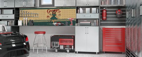 Workerwall Werkstattwände - Rockabilly Cafe - Werkstattbeispiel 1
