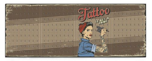 Workerwall Werkstattwände - Rockabilly Tattoo